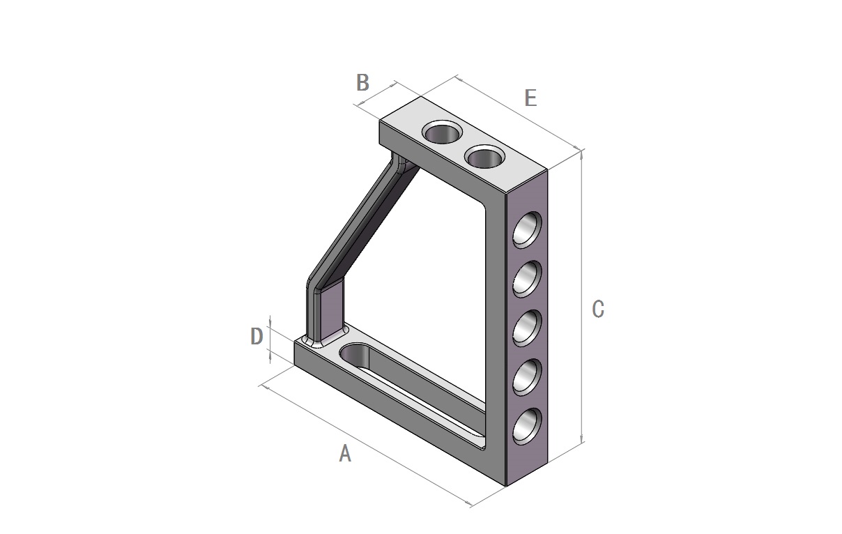 28 3 Sided Locating Angle AL Alloy