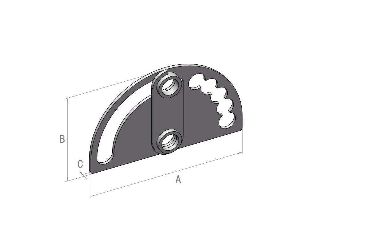 28 angle degrees plate