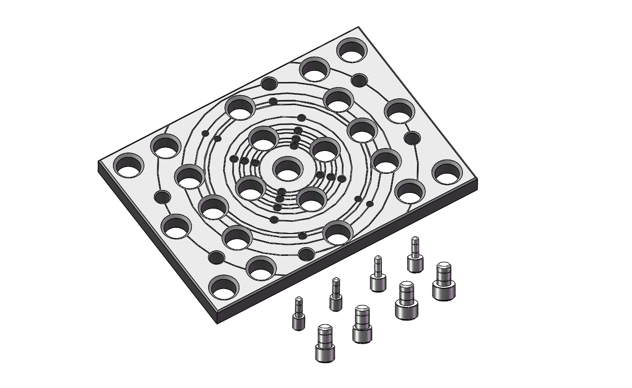 28 Adapter plate for flange