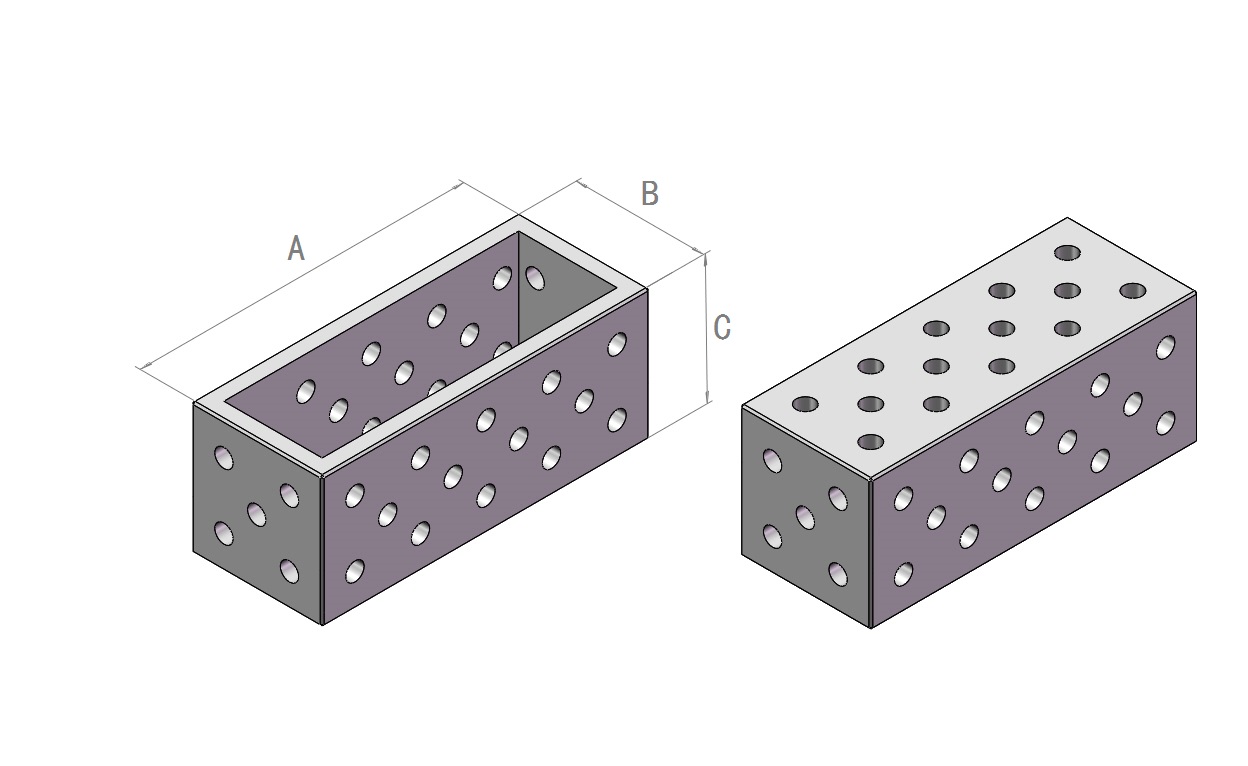 22 U type block