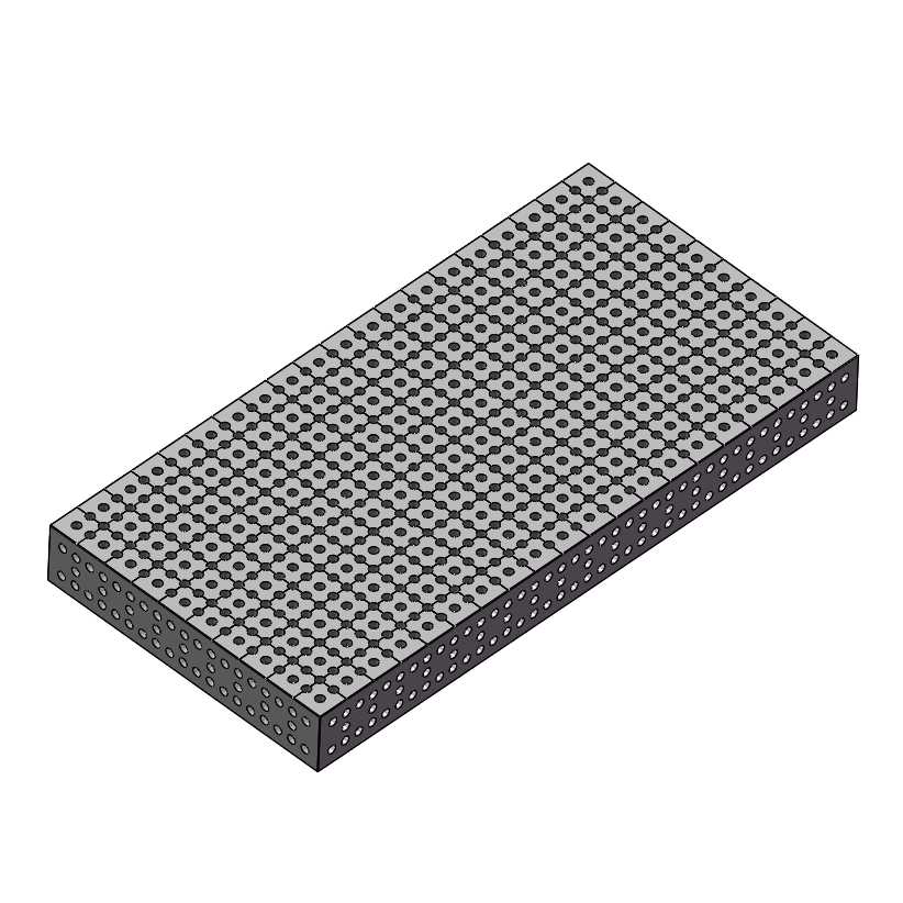 PP28 (孔径28mm / 孔距50mm/50mm对角网格 )